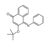 3-[(2-methylpropan-2-yl)oxy]-4-phenyliminonaphthalen-1-one结构式