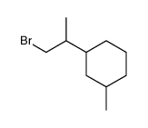 1-(1-bromopropan-2-yl)-3-methylcyclohexane结构式