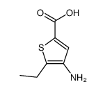 4-amino-5-ethylthiophene-2-carboxylic acid Structure