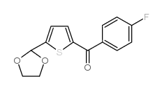 5-(1,3-DIOXOLAN-2-YL)-2-(4-FLUOROBENZOYL)THIOPHENE picture
