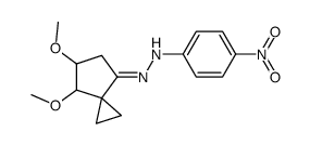 N-[6,7-Dimethoxy-spiro[2.4]hept-(4E)-ylidene]-N'-(4-nitro-phenyl)-hydrazine结构式