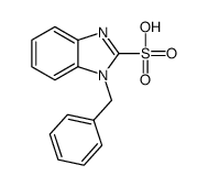 1-苄基-1H-苯并咪唑-2-磺酸结构式