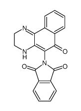 5-Phthalimido-2,3,4,6-tetrahydro-benzochinoxalin-6-on结构式