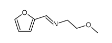 furfurylidene-(2-methoxy-ethyl)-amine结构式