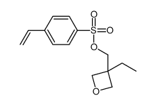 (3-ethyloxetan-3-yl)methyl 4-ethenylbenzenesulfonate Structure