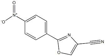 2-(4-Nitro-phenyl)-oxazole-4-carbonitrile结构式