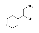 2-amino-1-(oxan-4-yl)ethanol结构式