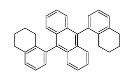 9,10-bis(5,6,7,8-tetrahydronaphthalen-1-yl)anthracene结构式