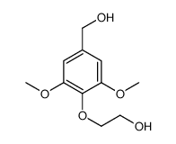 2-[4-(hydroxymethyl)-2,6-dimethoxyphenoxy]ethanol结构式
