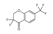 3,3-difluoro-7-(trifluoromethyl)-2H-chromen-4-one Structure