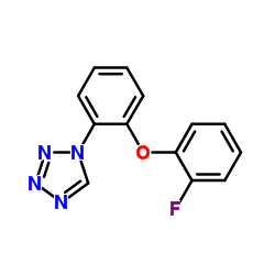 1-[2-(2-Fluorophenoxy)phenyl]-1H-tetrazole Structure