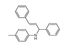 ((E)-1,3-Diphenyl-allyl)-p-tolyl-amine结构式