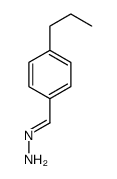 (E)-(4-propylphenyl)methylidenehydrazine结构式