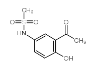 5-METHANESULPHONAMIDO-2-HYDROXYACETOPHENONE structure