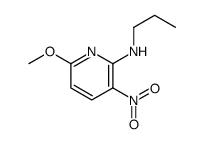 6-methoxy-3-nitro-N-propylpyridin-2-amine结构式