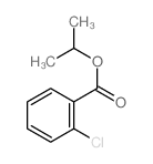 propan-2-yl 2-chlorobenzoate结构式