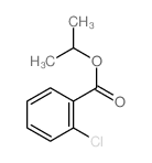 propan-2-yl 2-chlorobenzoate structure