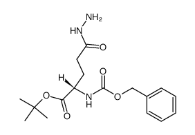 Z-L-Glutamic acid γ-tert·butyl ester γ-hydrazid结构式