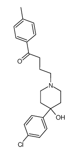 4-[4-(4-chloro-phenyl)-4-hydroxy-piperidin-1-yl]-1-p-tolyl-butan-1-one Structure
