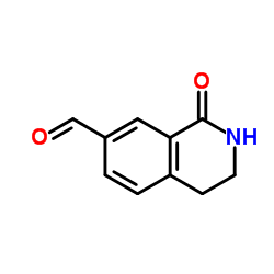 1-Oxo-1,2,3,4-tetrahydro-7-isoquinolinecarbaldehyde Structure