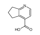 6,7-dihydro-5H-cyclopenta[b]pyridine-4-carboxylic acid结构式