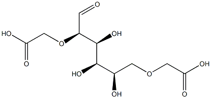 2,6-二-O-(羧甲基)-D-葡萄糖结构式