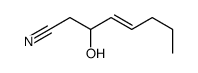 3-hydroxyoct-4-enenitrile结构式