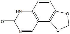 1,3-二噁唑[4,5-F]喹唑啉-7(6H)-酮结构式