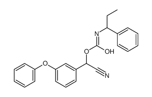 [cyano-(3-phenoxyphenyl)methyl] N-(1-phenylpropyl)carbamate Structure