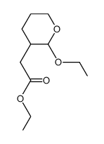 (2-ethoxy-tetrahydro-pyran-3-yl)-acetic acid ethyl ester结构式