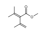 2-isopropenyl-3-methyl-crotonic acid methyl ester Structure