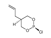 cis-5-allyl-2-chloro-1,3,2-dioxaphosphorinane Structure