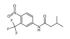 α.α.α-Trifluor-4'-nitro-m-isovalerotoluidid Structure
