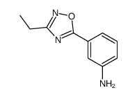 3-(3-Ethyl-1,2,4-oxadiazol-5-yl)aniline Structure