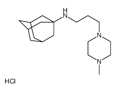 N-[3-(4-methylpiperazin-1-yl)propyl]adamantan-1-amine,hydrochloride结构式