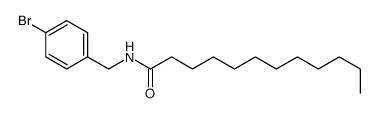 N-[(4-bromophenyl)methyl]dodecanamide结构式