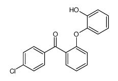 (4-chlorophenyl)-[2-(2-hydroxyphenoxy)phenyl]methanone Structure