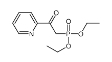 2-diethoxyphosphoryl-1-pyridin-2-ylethanone结构式