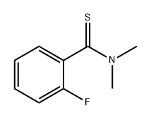 2-氟- N,N-二甲基-苯硫酰胺结构式