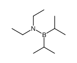 N-di(propan-2-yl)boranyl-N-ethylethanamine结构式