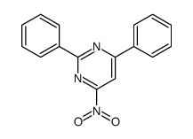 4-nitro-2,6-diphenylpyrimidine结构式