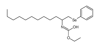 ethyl N-(1-phenylselanyldodecan-2-yl)carbamate结构式