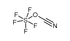sulfur cyanate pentafluoride Structure