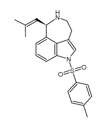 (R)-6-(2-methylprop-1-en-1-yl)-1-tosyl-3,4,5,6-tetrahydro-1H-azepino[5,4,3-cd]indole Structure
