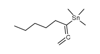 3-(trimethylstannyl)-1,2-octadiene Structure