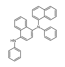 N1-(naphthalen-1-yl)-N1,N4-diphenylnaphthalene-1,4-diamine Structure