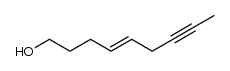 (E)-non-4-en-7-yn-1-ol结构式