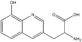 2-amino-3-(8-hydroxyquinolin-3-yl)propanoic acid Structure