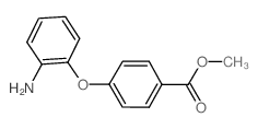 Methyl 4-(2-aminophenoxy)benzoate结构式