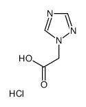 1H-1,2,4-Triazol-1-ylacetic acid hydrochloride (1:1)结构式